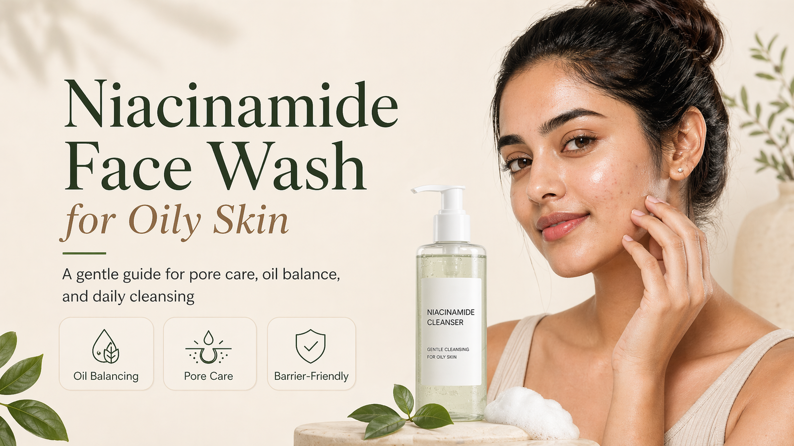 Niacinamide Face Wash for Oily Skin: Best Cleanser Guide for Oil Balance, Pores & Daily Use