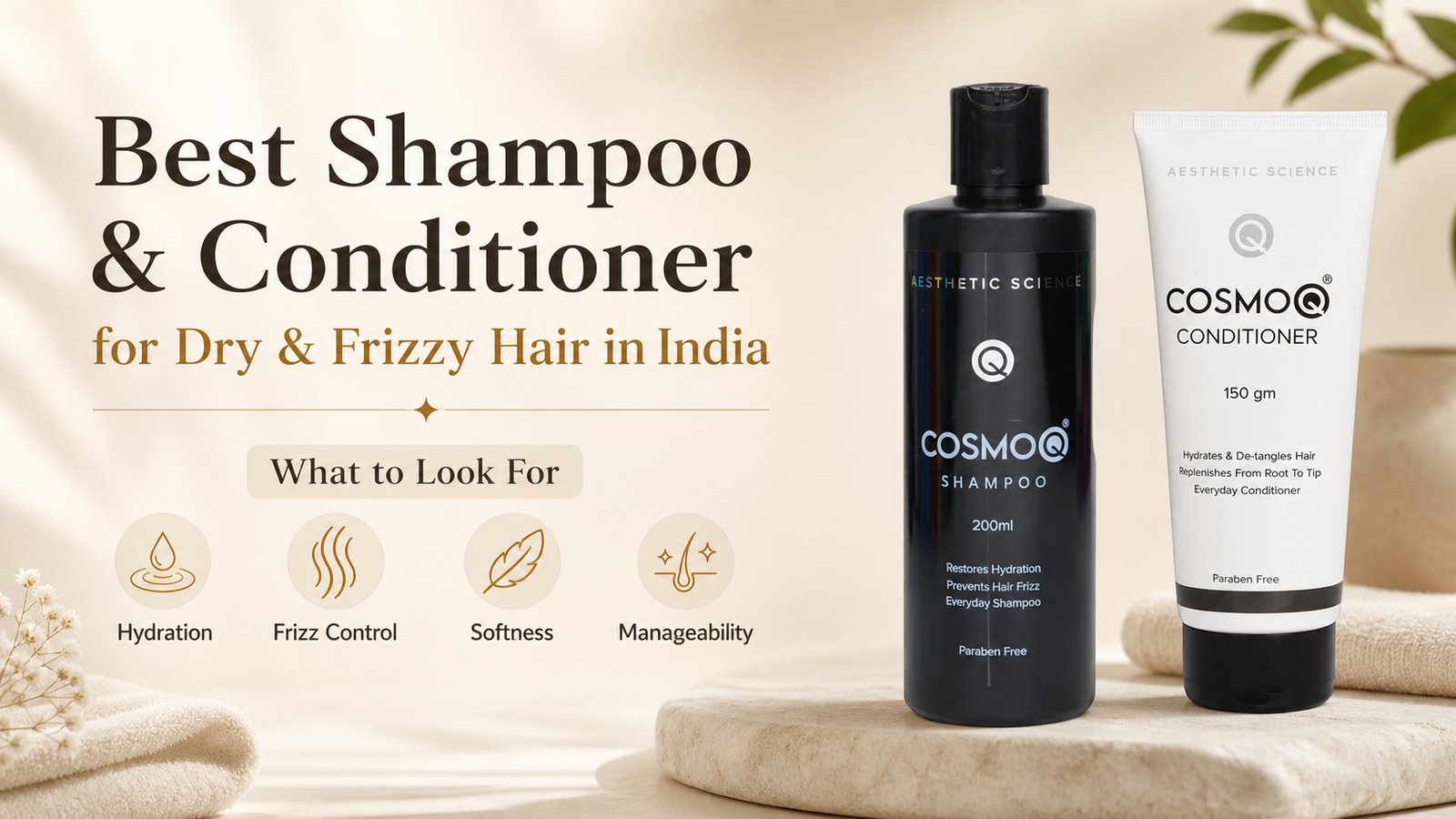 Best Shampoo and Conditioner for Dry and Frizzy Hair in India