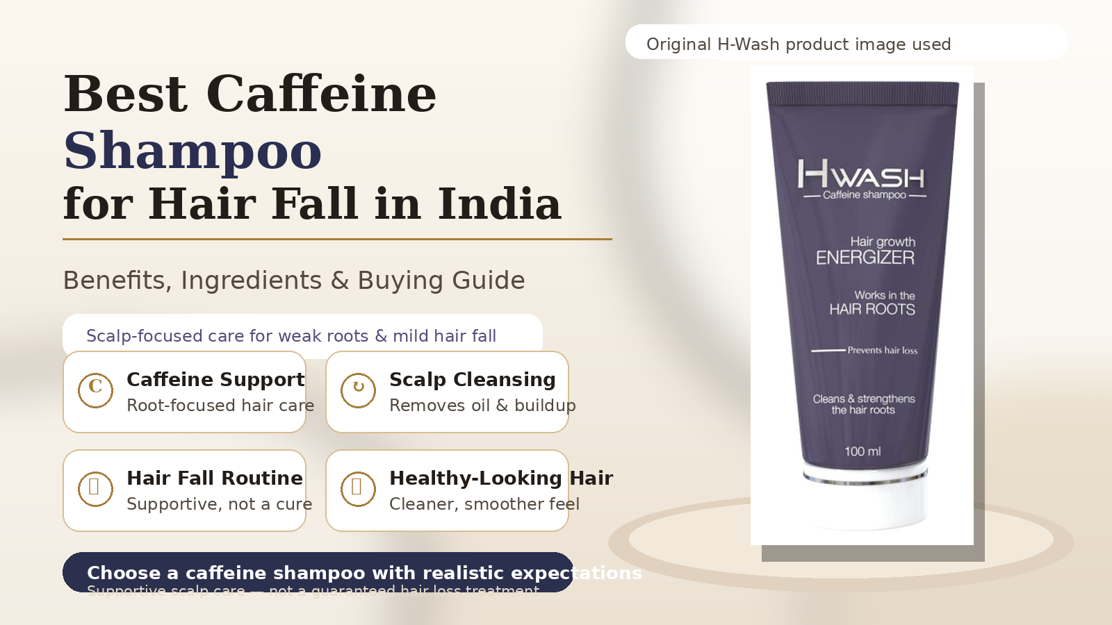 Best Caffeine Shampoo for Hair Fall in India: What to Look For