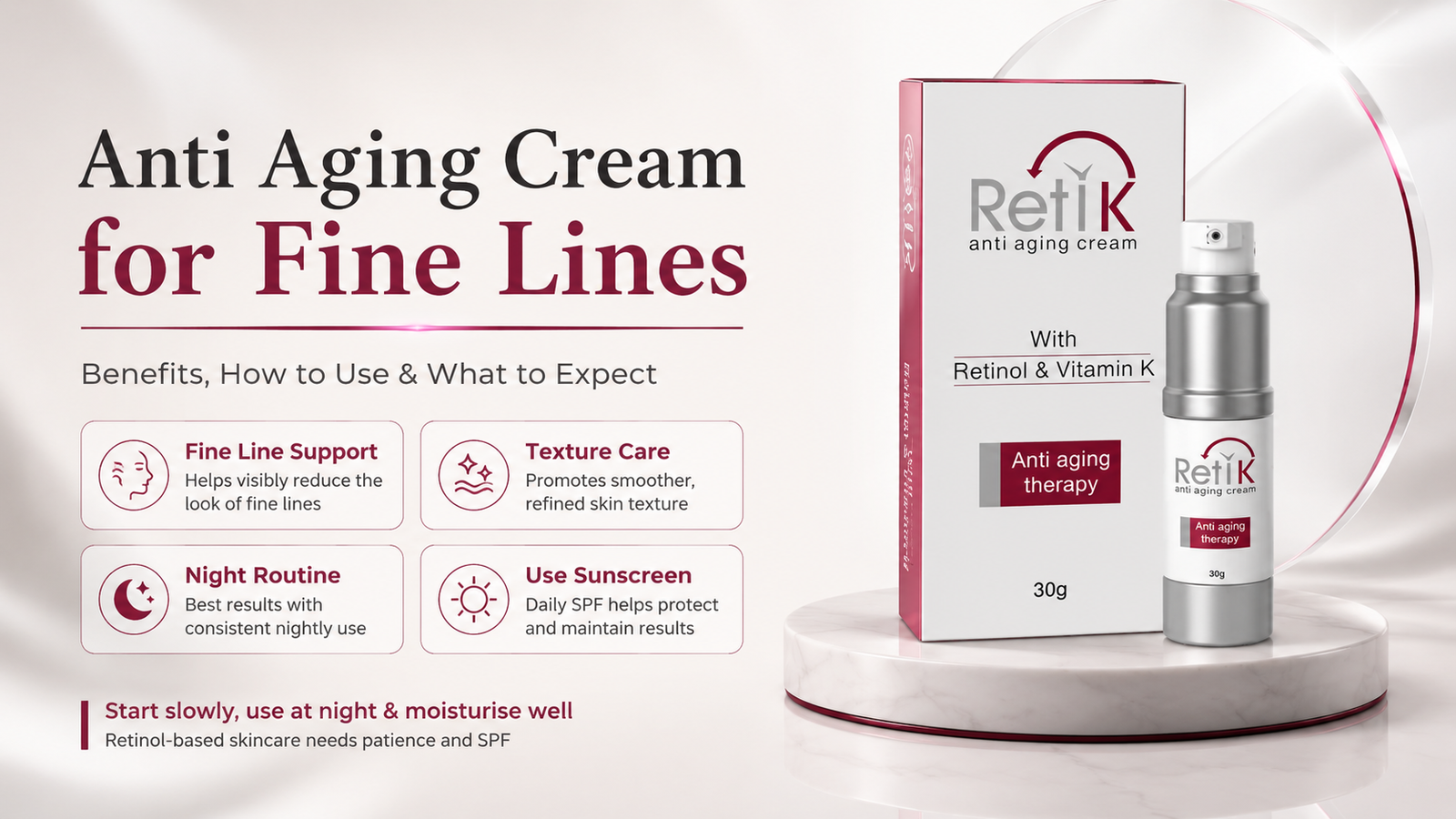 Anti-Aging Cream for Fine Lines and Dull Skin: A Simple Guide for Indian Skin